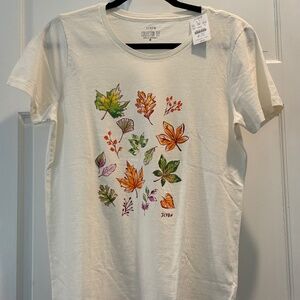 J. Crew Fall Leaves Shirt